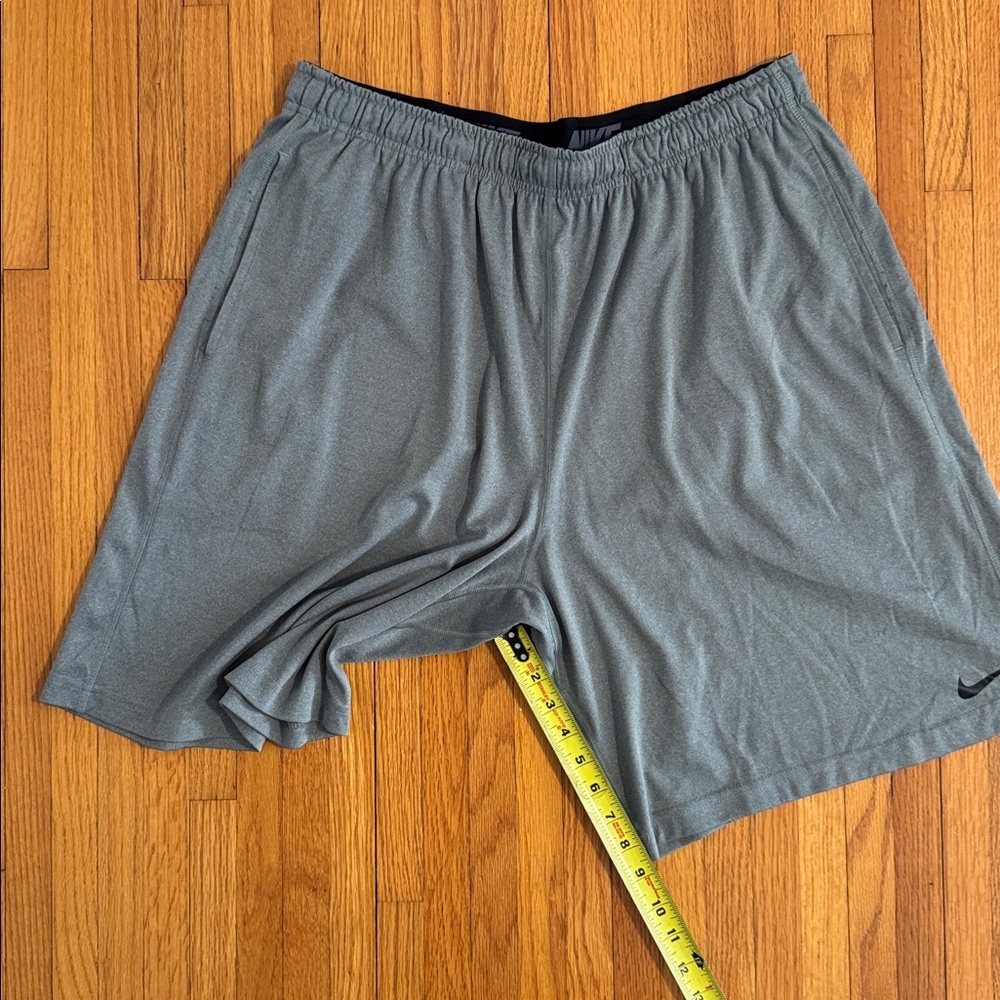 NIKE GREY DRI-FIT ATHLETIC SHORTS Men’s XXL Color - Picture 4 of 6